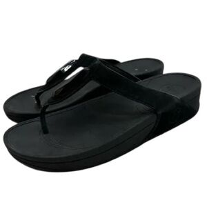 Women's FitFlop Embellished Wedge Thong Sandal